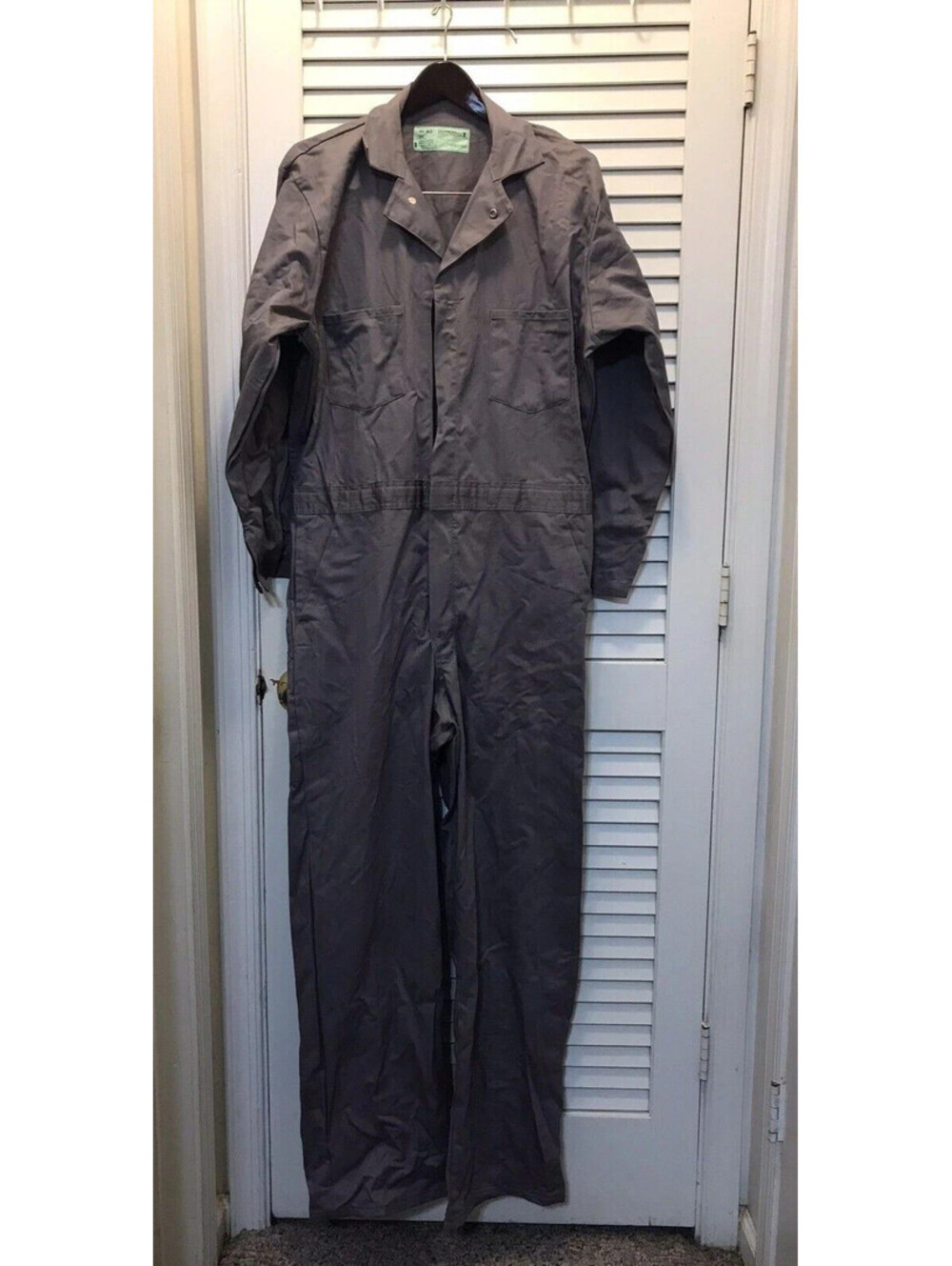 Universal Overall Co Gray Mens Overalls 44-RG